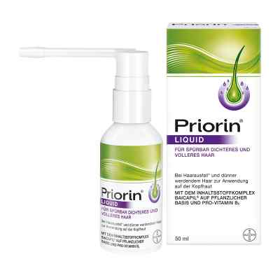 Priorin płyn przeciw wypadaniu włosów z praktyczną pompką 50 ml od Bayer Vital GmbH PZN 11711661