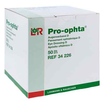 Pro Ophta opatrunek na oko D 34226 50 szt. od Lohmann & Rauscher GmbH & Co.KG PZN 07202215