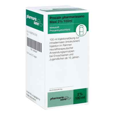 Procain Pharmarissano 2% Maxi iniecto -lsg.fla.100 Ml 100 ml od medphano Arzneimittel GmbH PZN 16816347