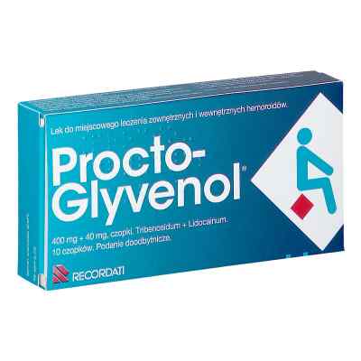Procto-Glyvenol czopki 10 od NOVARTIS CONSUMER HEALTH GMBH PZN 08300254