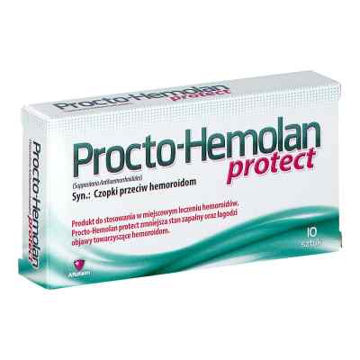 Procto-Hemolan protect czopki 10  od AFLOFARM FABRYKA LEKÓW SP.Z O.O. PZN 08301870