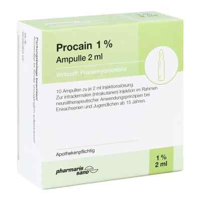 Prokaina Pharmarissano 1% roztwór do wstrzykiwań, ampułki 2 ml 10X2 ml od medphano Arzneimittel GmbH PZN 16816198
