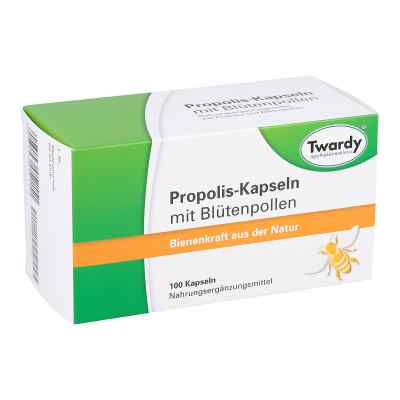 Propolis kapsułki z pyłkami kwiatów 100 szt. od Astrid Twardy GmbH PZN 04811652