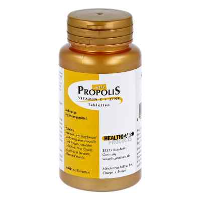 Propolis Vitamin C + Zink Tabletki 60 szt. od Health Care Products Vertriebs G PZN 06767375