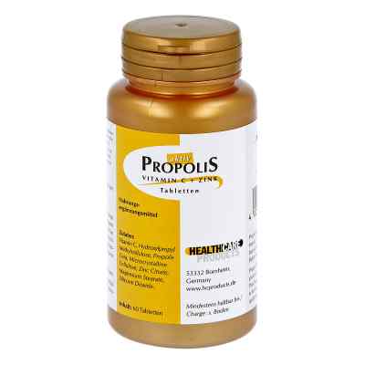 Propolis Vitamin C + Zink Tabletki 60 szt. od Health Care Products Vertriebs GmbH PZN 06767375
