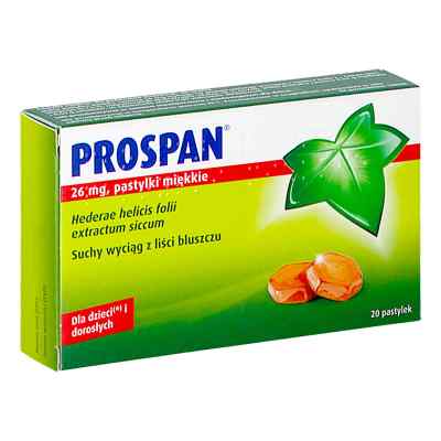 Prospan pastylki miękkie 20  od ENGELHARD ARZNEIMITTEL GMBH & CO KG PZN 08303819
