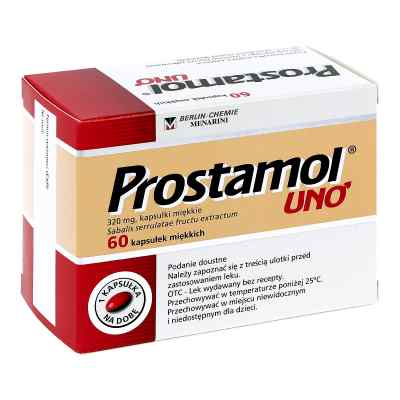 Prostamol Uno 320 mg kapsułki miękkie 60 od BERLIN CHEMIE AG PZN 08300089
