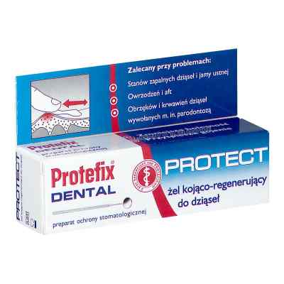 Protefix Dental Protect żel kojąco regenerujący do dziąseł 10 ml od  PZN 08301926