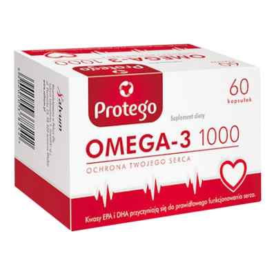 Protego Omega-3 1000 kapsułki 60  od SYMBIOFARM SP. Z O.O. PZN 08300646