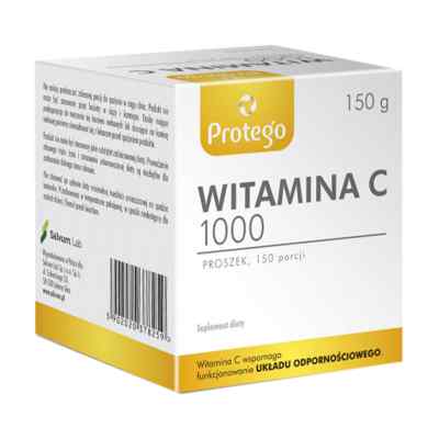 Protego Witamina C 1000 proszek 150 g od BIOTICOM PZN 08300647