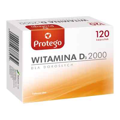 Protego Witamina D 2000 kapsułki 120  od MASTER PHARM S.A. PZN 08300648