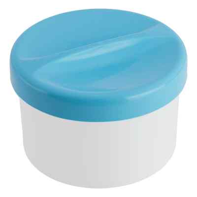 Prothesendose m.Sieb 3teilig weiss rund 1 szt. od Megadent Deflogrip Gerhard Reeg GmbH PZN 09489155