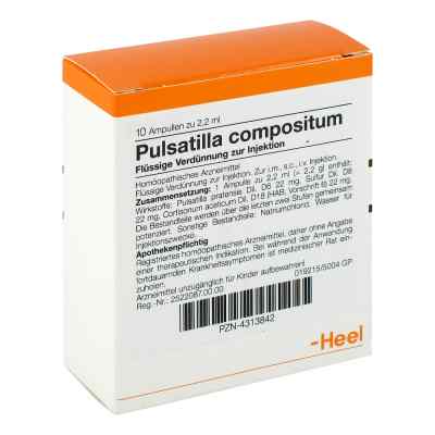 Pulsatilla Comp. ampułki 10 szt. od Biologische Heilmittel Heel GmbH PZN 04313842