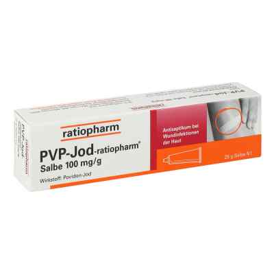 PVP Jod ratiopharm maść na rany 25 g od ratiopharm GmbH PZN 07260425