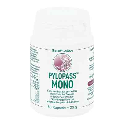 Pylopass Mono 200 mg na Helicobacter pylori kapsułki 60 szt. od SinoPlaSan AG PZN 13426930