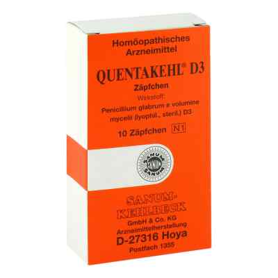 Quentakehl D3 w czopkach 10 szt. od SANUM-KEHLBECK GmbH & Co. KG PZN 04457050