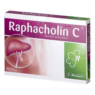 Raphacholin C tabletki 30 od WROCŁAWSKIE ZAKŁADY ZIELARSKIE