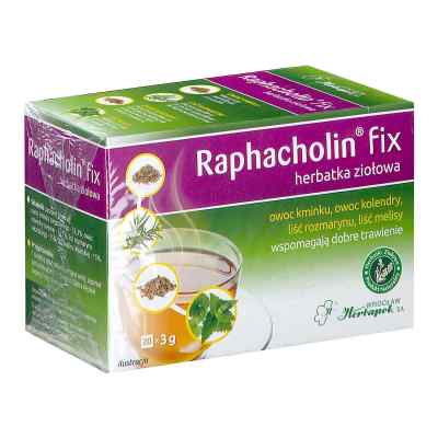 Raphacholin fix herbatka ziołowa 20  od WROCŁAWSKIE ZAKŁADY ZIELARSKIE 