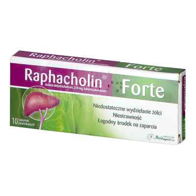Raphacholin forte tabletki 10  od WROCŁAWSKIE ZAKŁADY ZIELARSKIE 