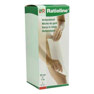 Ratioline acute Verbandmull 10cmx1m gerollt