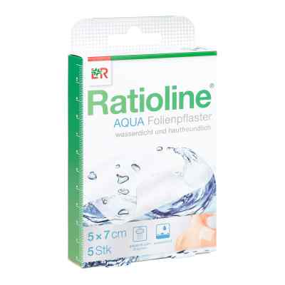 Ratioline aqua 5x7cm plaster pod prysznic 5 szt. od Lohmann & Rauscher GmbH & Co.KG PZN 01805409