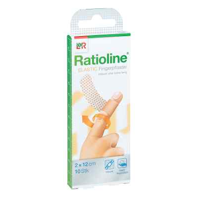 Ratioline elastic 2x12cm opatrunek na palce 10 szt. od Lohmann & Rauscher GmbH & Co.KG PZN 01805349