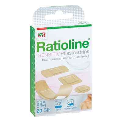 Ratioline sensitive Pflasterstrips in 4 Groessen 20 szt. od Lohmann & Rauscher GmbH & Co.KG PZN 01805208