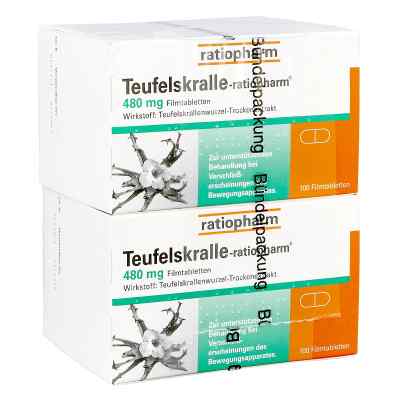 Ratiopharm Czarci Pazur, tabletki powlekane 480 mg 200 szt. od ratiopharm GmbH PZN 02940747