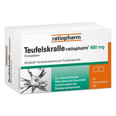 Ratiopharm Czarci Pazur, tabletki powlekane 50 szt. od ratiopharm GmbH PZN 02940724