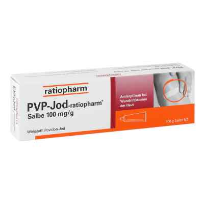 Ratiopharm PVP Jod maść na rany  100 g od ratiopharm GmbH PZN 07260431