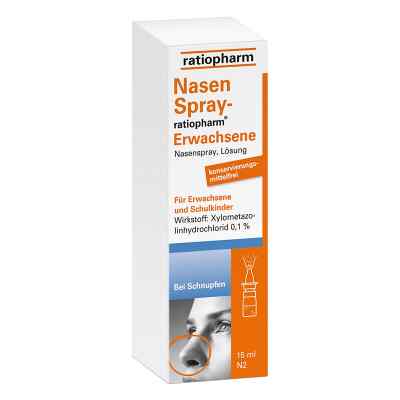Ratiopharm spray do nosa dla dorosłych 15 ml od ratiopharm GmbH PZN 00999848