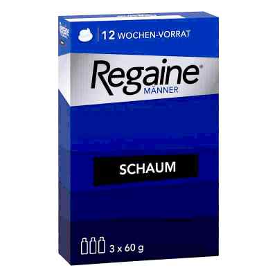 Regaine dla mężczyzn, pianka 3X60 ml od Johnson & Johnson GmbH (OTC) PZN 09100275