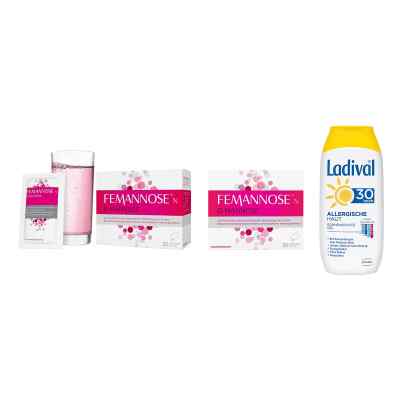 Reiseset Femannose und Ladival Allerg. Sonnenschutz 1 op. od PZN 08101539
