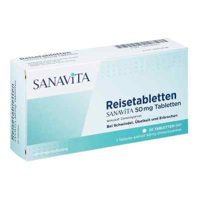Reisetabletten Sanavita 50 mg Tabletten 20 szt. od SANAVITA Pharmaceuticals GmbH PZN 14416371