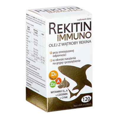 Rekitin Immuno kapsułki 120  od PRZEDSIĘBIORSTWO PRODUKCJI FARMACEUTYCZNEJ HASCO-L PZN 08303710