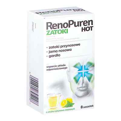RenoPuren Zatoki Hot saszetki 8  od AFLOFARM FARMACJA POLSKA SP. Z O.O. PZN 08303407