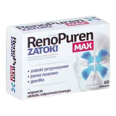 RENOPUREN zatoki (MAX) tabletki 60  od AFLOFARM FARMACJA POLSKA SP. Z O.O. PZN 08302021