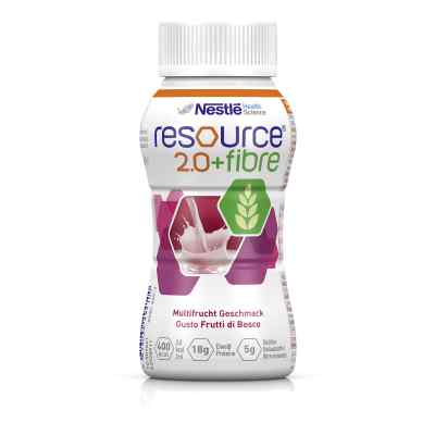 Resource 2.0+fibre Multifrucht 4X200 ml od Nestle Health Science (Deutschla PZN 09882065