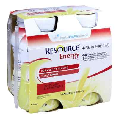Resource Energy smak waniliowy 4X200 ml od Nestle Health Science (Deutschla PZN 00183118