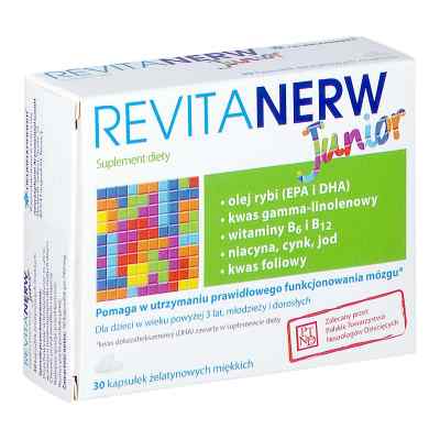 Revitanerw Junior kapsułki 30  od NEURAXPHARM ARZNEIMITTEL GMBH PZN 08302432