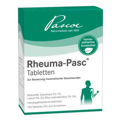 Rheuma Pasc tabletki 100 szt. od Pascoe pharmazeutische Präparate PZN 07439650
