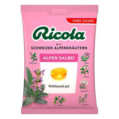 Ricola Alpen Salbei Bonbons bez cukru saszetka
