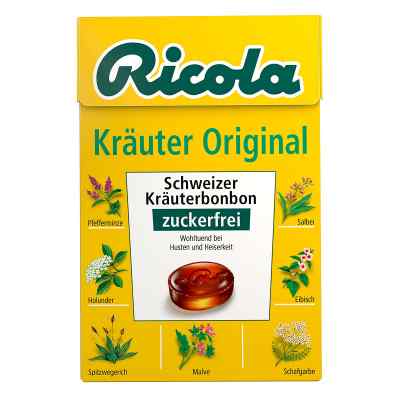 Ricola Box cukierki ziołowe bez cukru 50 g od PZN 03648776