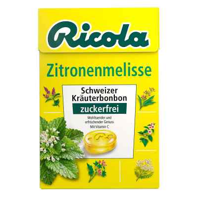 Ricola cukierki cytrynowe z melisą bez cukru - pudełko 50 g od PZN 03648782