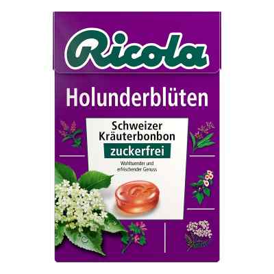 Ricola cukierki z bzem bez cukru - pudełko 50 g od Queisser Pharma GmbH & Co. KG PZN 02258458