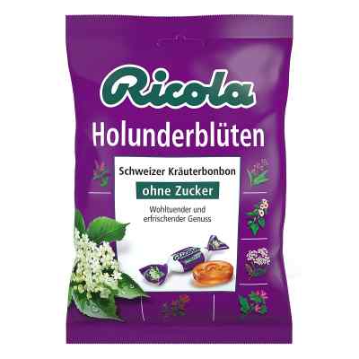 Ricola cukierki z czarnym bzem bez cukru 75 g od PZN 00306437