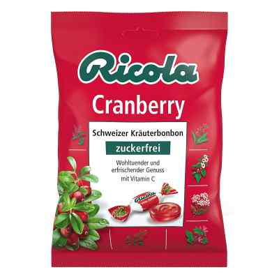 Ricola cukierki żurawinowe bez cukru 75 g od Queisser Pharma GmbH & Co. KG PZN 09702011