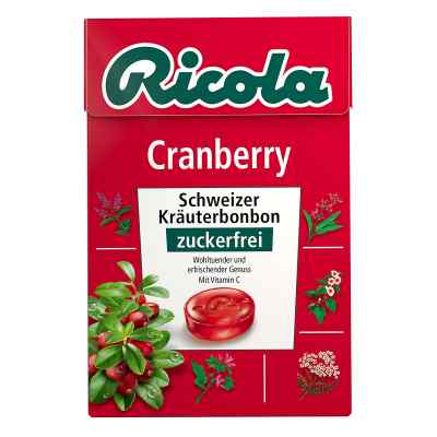 Ricola cukierki żurawinowe bez cukru - pudełko 50 g od Queisser Pharma GmbH & Co. KG PZN 02922353