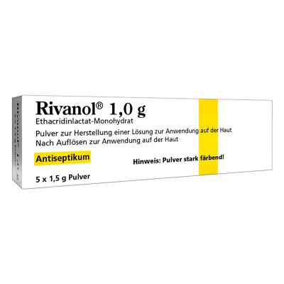 Rivanol 1,0 g proszek 5 szt. od DERMAPHARM AG PZN 10056616