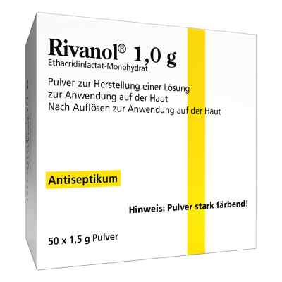 Rivanol 1,0 g proszek 50 szt. od DERMAPHARM AG PZN 10056645